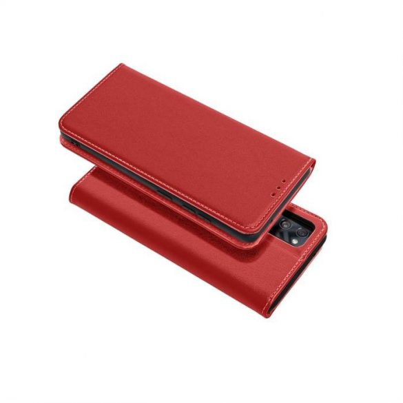 Husa Forcell din piele SMART PRO pentru SAMSUNG S22 Ultra claret