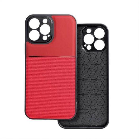 Husa Forcell NOBLE pentru IPHONE 13 rosie