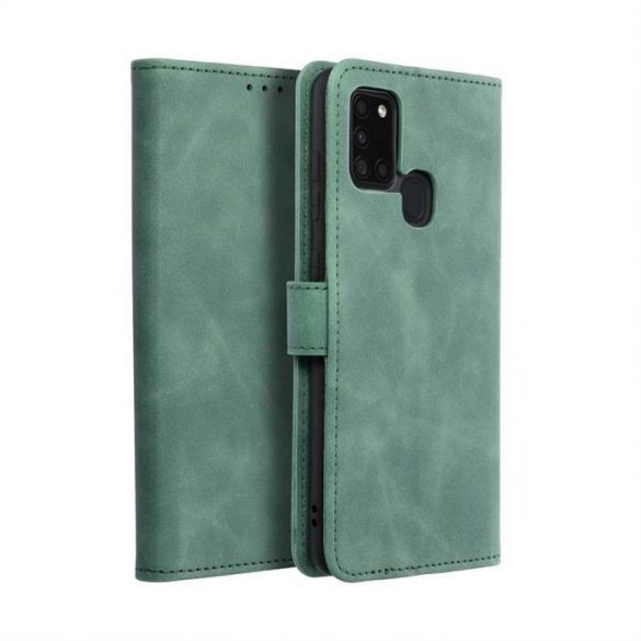 Husă Forcell TENDER Husă tip carte pentru SAMSUNG Galaxy A21s verde