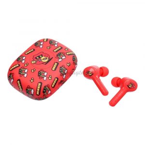 Earbuds fără fir TWS JELLIE MONSTER Steven YLFS-06BT Jack 3,5mm roșu