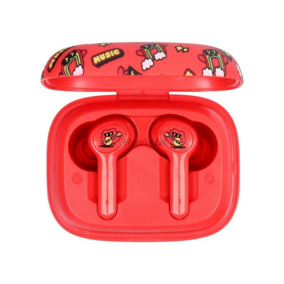 Earbuds fără fir TWS JELLIE MONSTER Steven YLFS-06BT Jack 3,5mm roșu