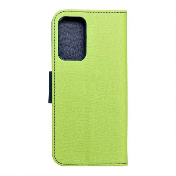 Husă Fancy Husă tip carte pentru SAMSUNG A33 5G lime / albastru 