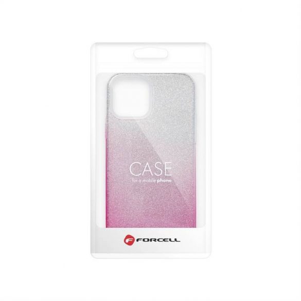 Husă Forcell SHINING pentru SAMSUNG Galaxy A53 5G transparent/roz