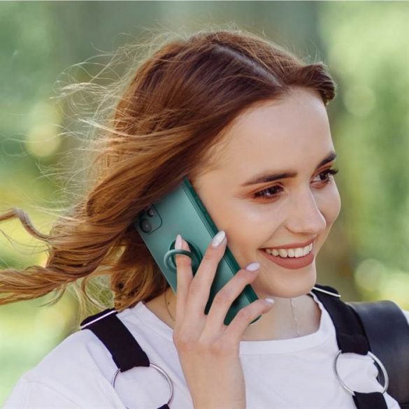 Forcell SILICONE RINGHusăpentru SAMSUNG Galaxy A53 5G verde