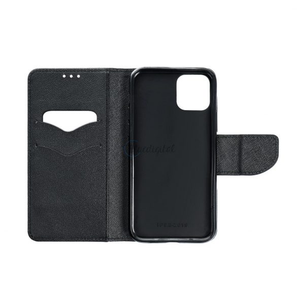 Husă Fancy Husă tip carte pentru MOTOROLA G31 negru