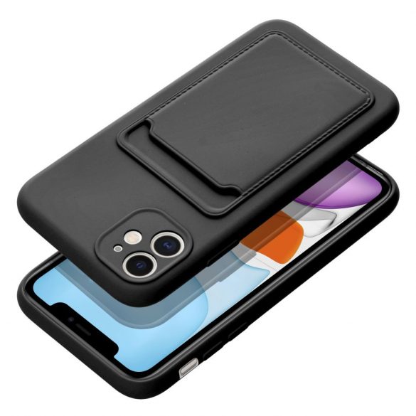 Husă Forcell CARD pentru IPHONE 11 negru