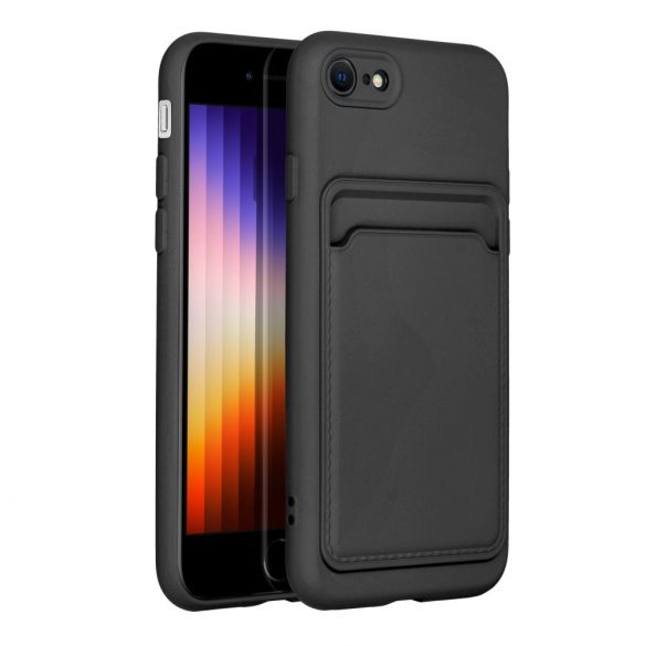 Husă CARD pentru IPHONE 7 / 8 / SE 2020 / SE 2022 negru