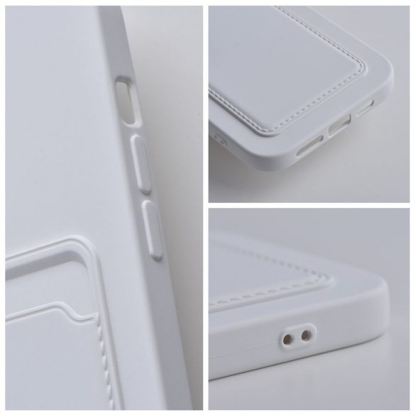 Husă Forcell CARD pentru IPHONE 11 alb