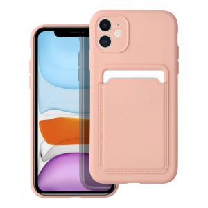 Husă Forcell CARD pentru IPHONE 11 roz