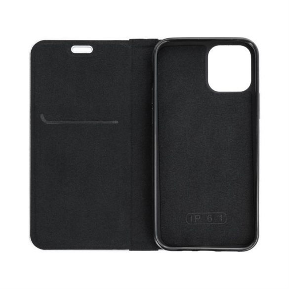 Forcell LUNA Husă tip carte Carbon pentru XIAOMI Redmi NOTE 11 / 11S negru