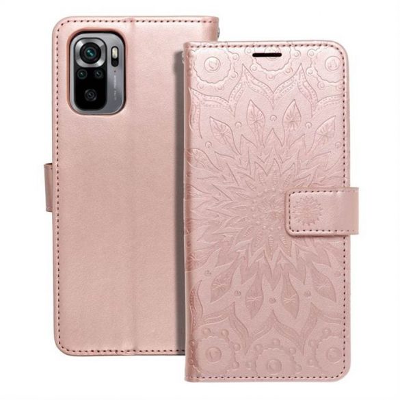 Husă Forcell MEZZO Husă tip carte pentru XIAOMI Redmi NOTE 11 / 11S mandala rose gold