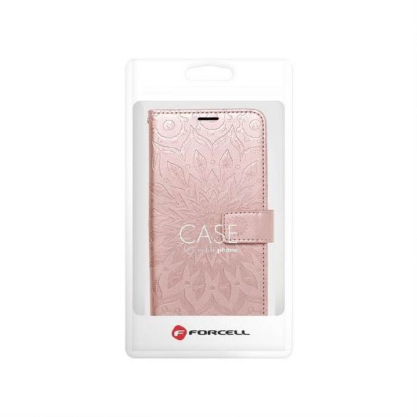 Husă Forcell MEZZO Husă tip carte pentru XIAOMI Redmi NOTE 11 / 11S mandala rose gold