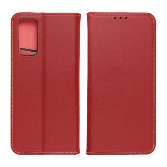 Husă din piele Forcell SMART PRO pentru XIAOMI Redmi NOTE 11 / 11S claret