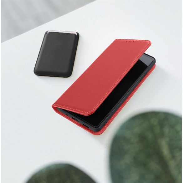 Husă din piele Forcell SMART PRO pentru XIAOMI Redmi NOTE 11 / 11S claret