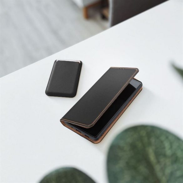 Husă din piele Forcell SMART PRO pentru XIAOMI Redmi NOTE 11 / 11S negru