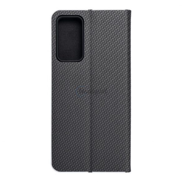 Forcell LUNA Husă tip carte Carbon pentru XIAOMI Redmi NOTE 11 PRO / 11 PRO 5G negru