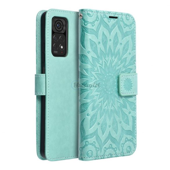 Husă Forcell MEZZO Husă tip carte pentru XIAOMI Redmi NOTE 11 PRO / 11 PRO 5G verde mandala