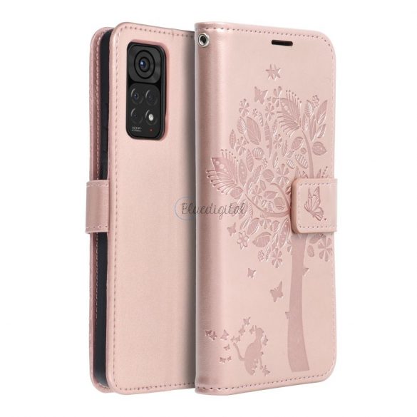 Husă Forcell MEZZO Husă tip carte pentru XIAOMI Redmi NOTE 11 PRO / 11 PRO 5G mandala rose gold