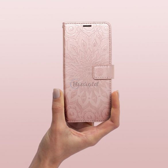 Husă Forcell MEZZO Husă tip carte pentru XIAOMI Redmi NOTE 11 PRO / 11 PRO 5G mandala rose gold