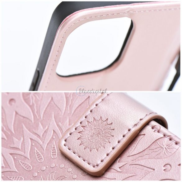 Husă Forcell MEZZO Husă tip carte pentru XIAOMI Redmi NOTE 11 PRO / 11 PRO 5G mandala rose gold