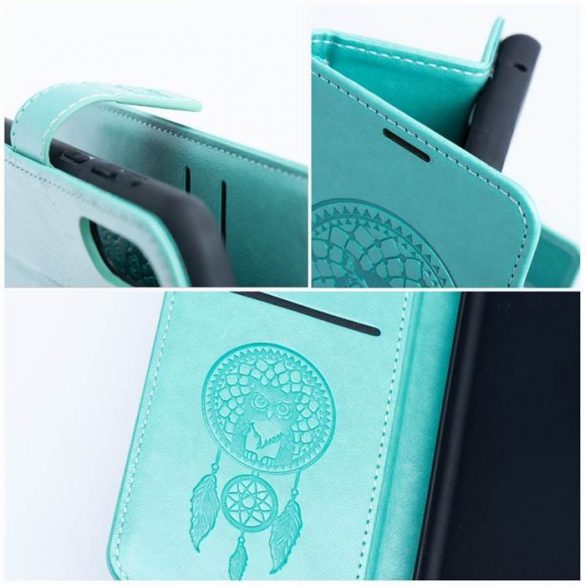 Husă Forcell MEZZO Husă tip carte pentru XIAOMI Redmi 9C / 9C NFC dreamcatcher verde