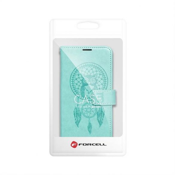 Husă Forcell MEZZO Husă tip carte pentru XIAOMI Redmi 9C / 9C NFC dreamcatcher verde