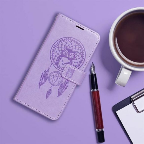 Husă Forcell MEZZO Husă tip carte pentru XIAOMI Redmi 9C / 9C NFC dreamcatcher violet