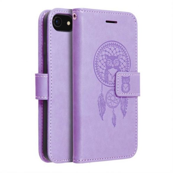 MEZZO Husă carte pentru IPHONE 7 / 8 / SE 2020 / SE 2022 dreamcatcher violet