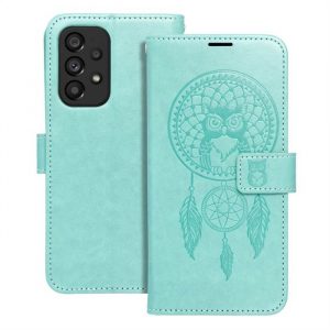 Forcell MEZZO Husă tip carte husă pentru SAMSUNG A53 5G dreamcatcher verde