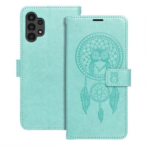 Forcell MEZZO Husă tip carte husă pentru SAMSUNG A13 4G dreamcatcher verde