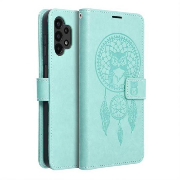 Forcell MEZZO Husă tip carte husă pentru SAMSUNG A13 4G dreamcatcher verde