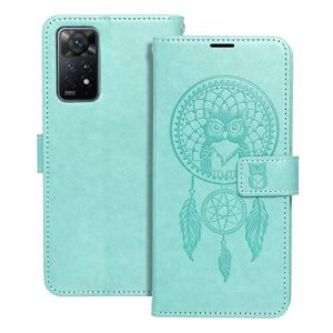 Husă Forcell MEZZO Husă tip carte pentru XIAOMI Redmi NOTE 11 PRO / 11 PRO 5G dreamcatcher verde