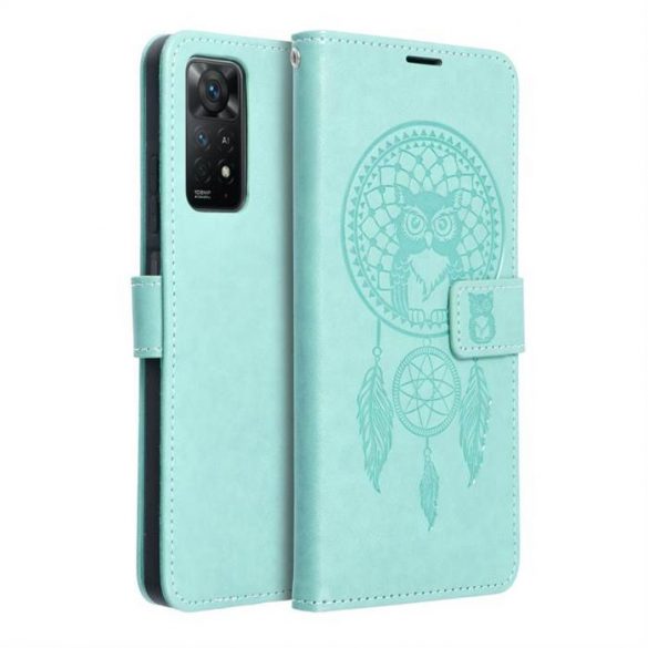 Husă Forcell MEZZO Husă tip carte pentru XIAOMI Redmi NOTE 11 PRO / 11 PRO 5G dreamcatcher verde