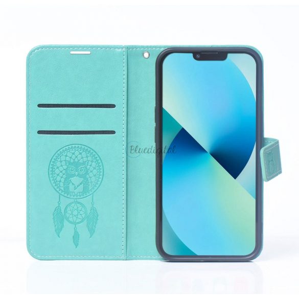 Forcell MEZZO husă carte pentru SAMSUNG S21 FE dreamcatcher verde