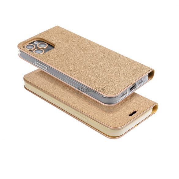 Forcell LUNA Book Gold pentru Xiaomi Redmi 10C gold