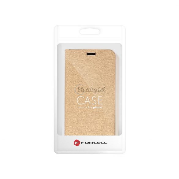 Forcell LUNA Book Gold pentru Xiaomi Redmi 10C gold