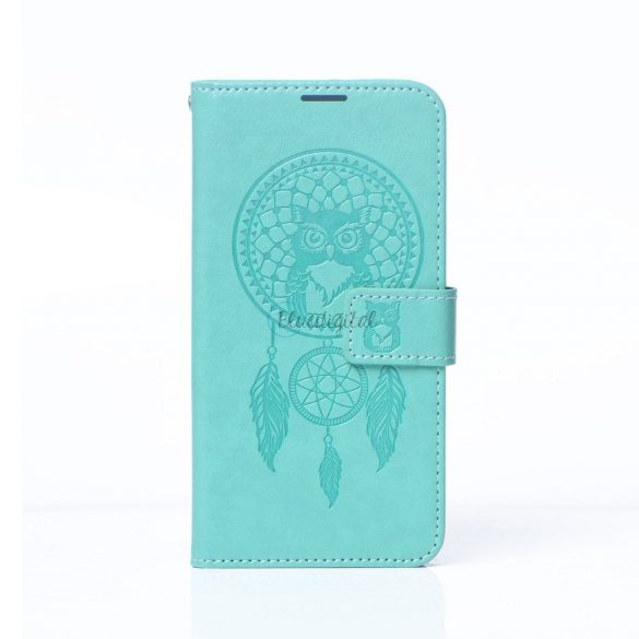 Forcell MEZZO husă carte pentru SAMSUNG A12 dreamcatcher verde