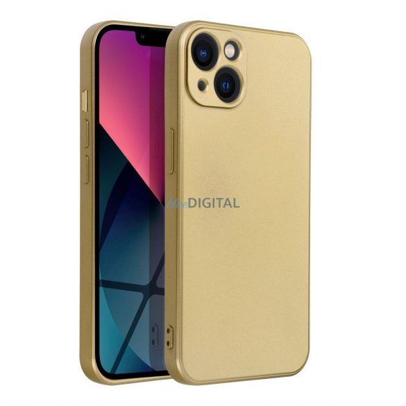 Husă METALLIC pentru IPHONE 13 auriu