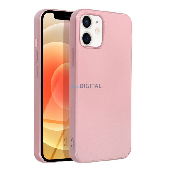 Husă METALLIC pentru IPHONE 12 / 12 PRO roz