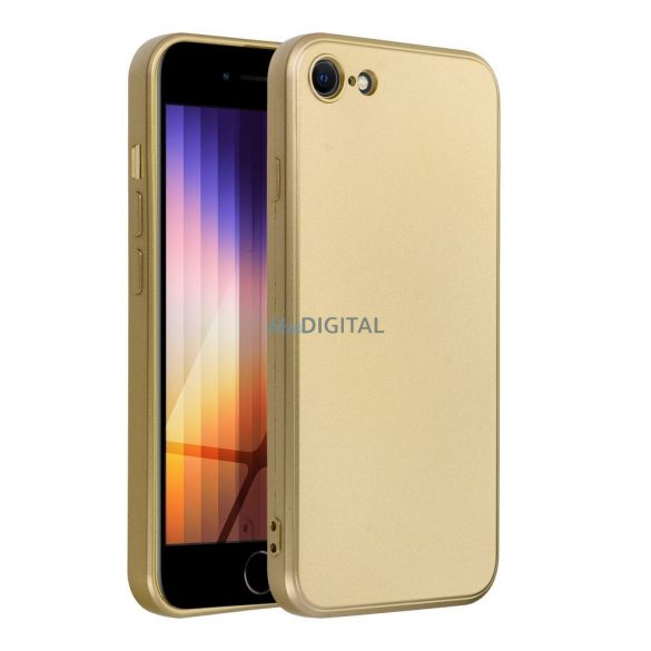 Husă METALLIC pentru IPHONE 7 / 8 / SE 2020 / SE 2022 aur