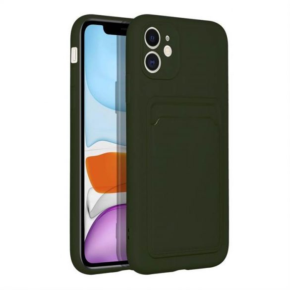 Husa Forcell CARD pentru IPHONE 11 verde