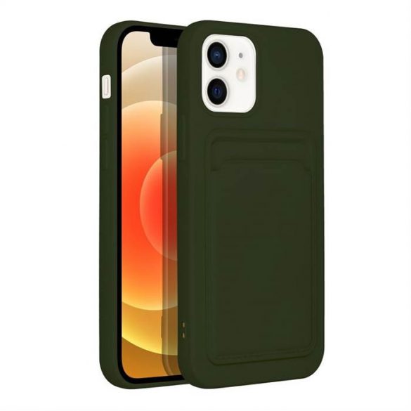 Husă CARD pentru IPHONE 12 verde