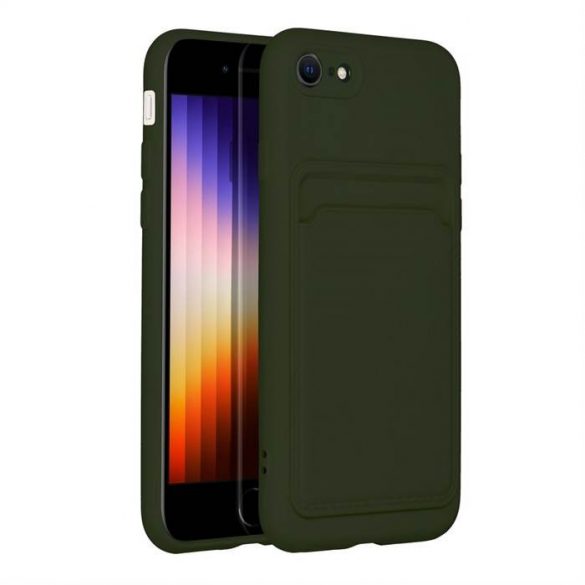 Husă Forcell CARD pentru IPHONE 7 / 8 / SE 2020 / SE 2022 verde