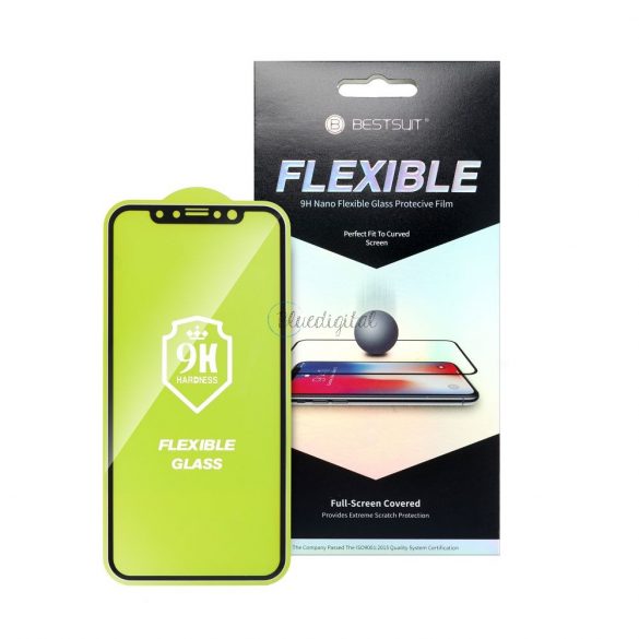 Bestsuit Flexible Hybrid Glass 5D pentru Apple iPhone 14 Pro Max 6,7" negru