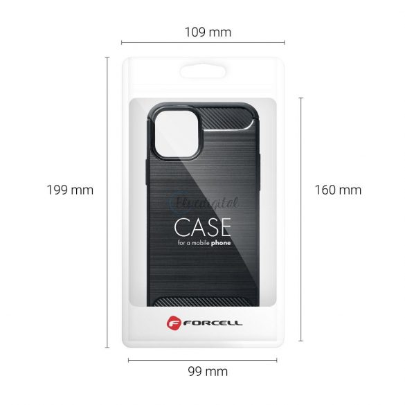 Carcasa Forcell CARBON pentru REALME 8 neagra