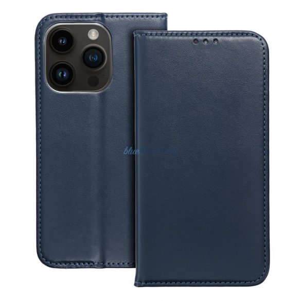 Husă carte Smart Magneto pentru IPHONE 14 PLUS bleumarin