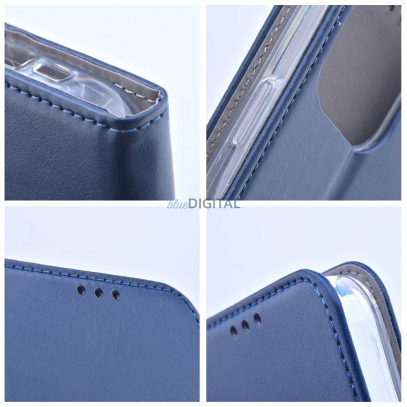 Husă carte Smart Magneto pentru IPHONE 14 PLUS bleumarin