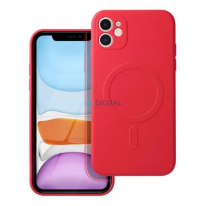 Husa din silicon Mag Cover pentru IPHONE 11 rosie