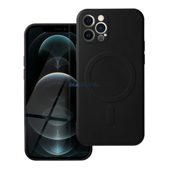 Husa din silicon Mag Cover pentru IPHONE 12 PRO neagra