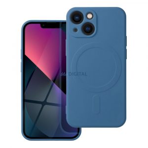 Husa din silicon Mag Cover pentru IPHONE 13 MINI albastra